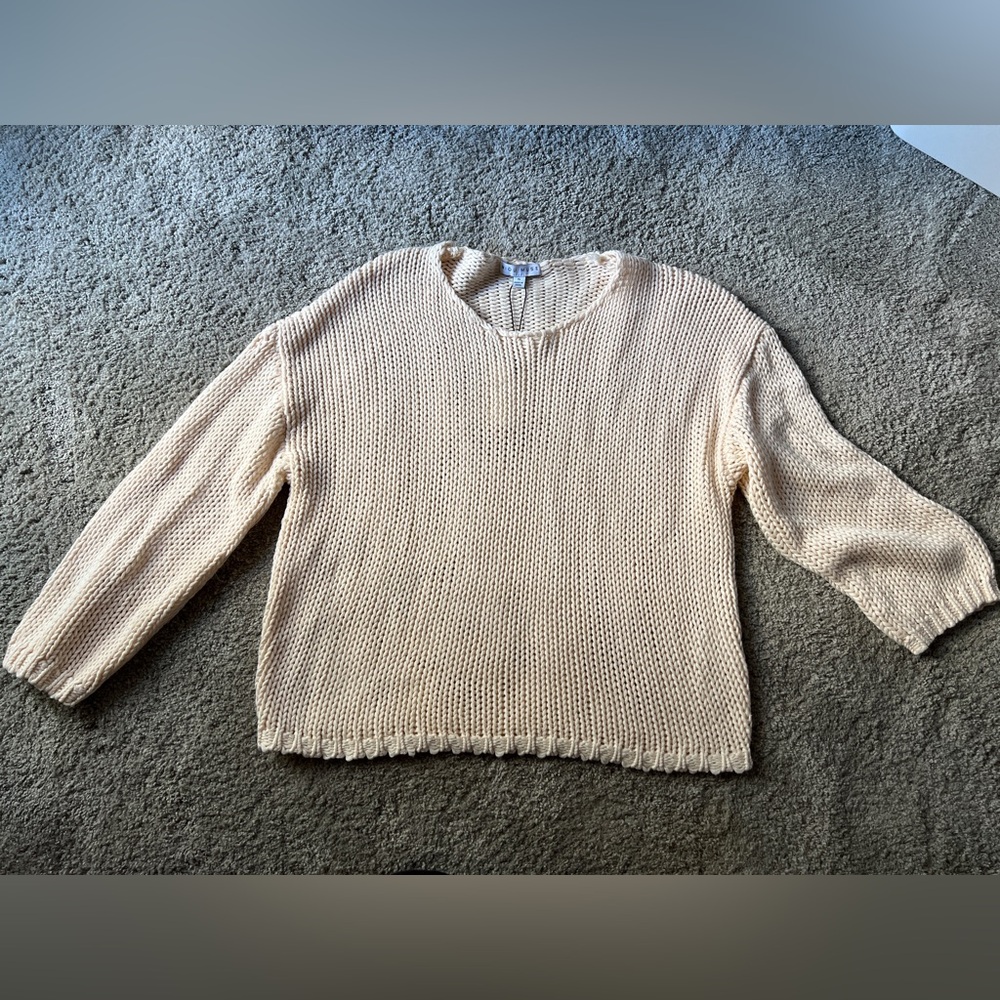 MIOU MUSE Cream Sweater//Size Small